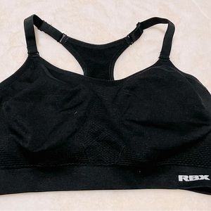 Black Reebok Sports Bra Size Large